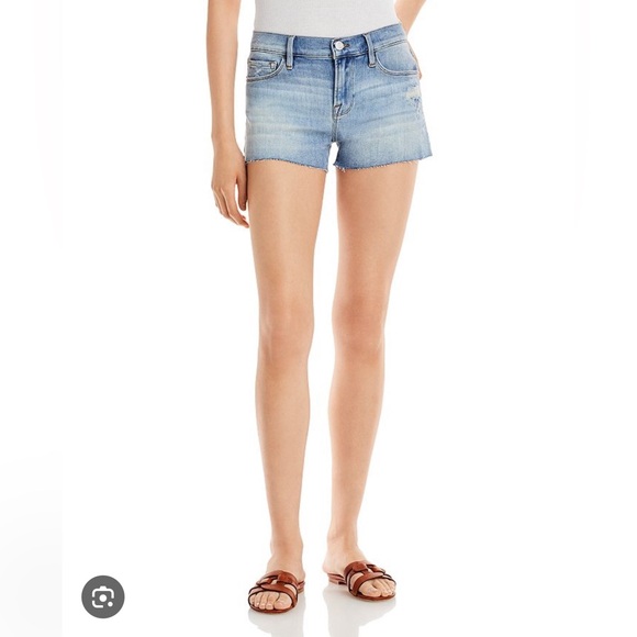FRAME le Cutoff jean shorts - Picture 1 of 5